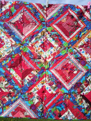 Baby Red Scrappy Quilt