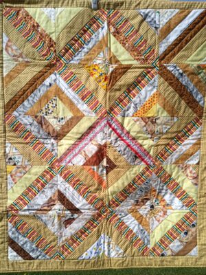 Baby Yellow Scrappy Quilt